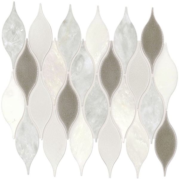 Daltile Decorative Accents Lumia Leaf White D