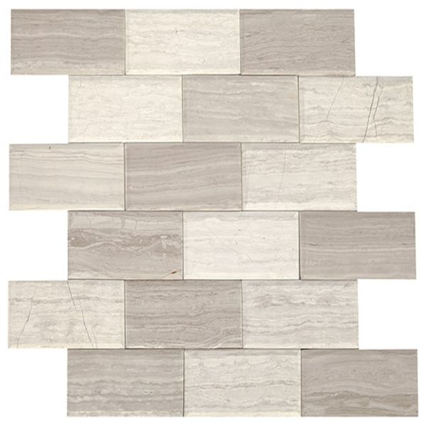 Daltile Simplystick Mosaix Chenille White
