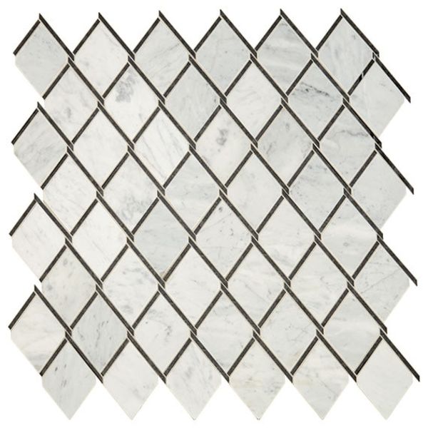Daltile Lavaliere Carrara White/Black Ant Mirror