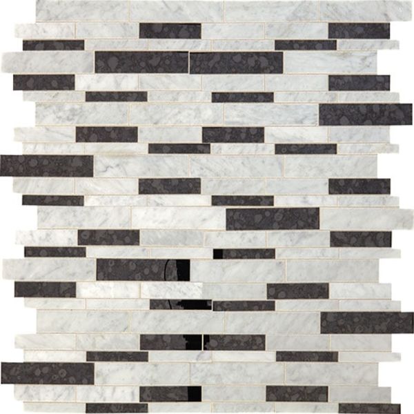 Daltile Lavaliere Carrara White/Black Ant Mirror