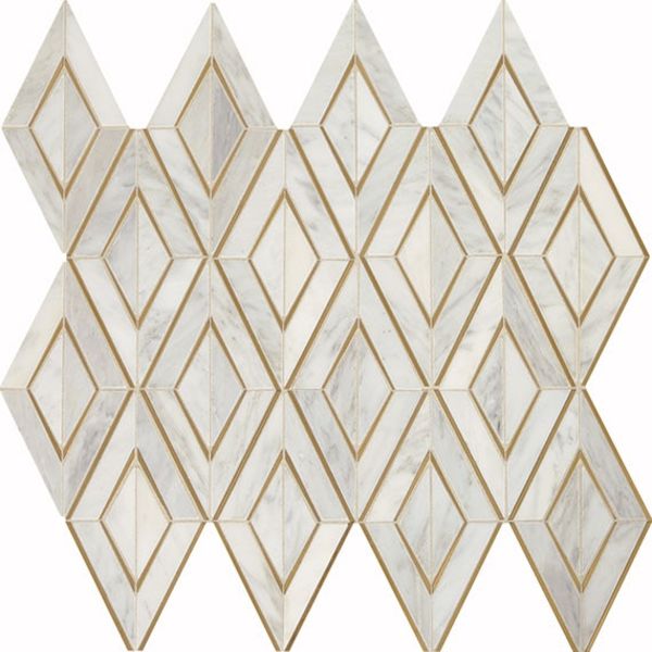 Daltile Lavaliere First Snow Elegance/Brass