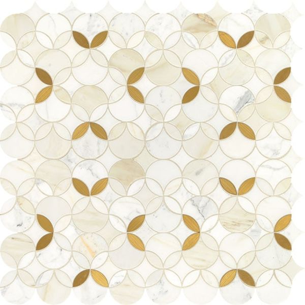 Daltile Lavaliere Calacatta Gold/ Brass