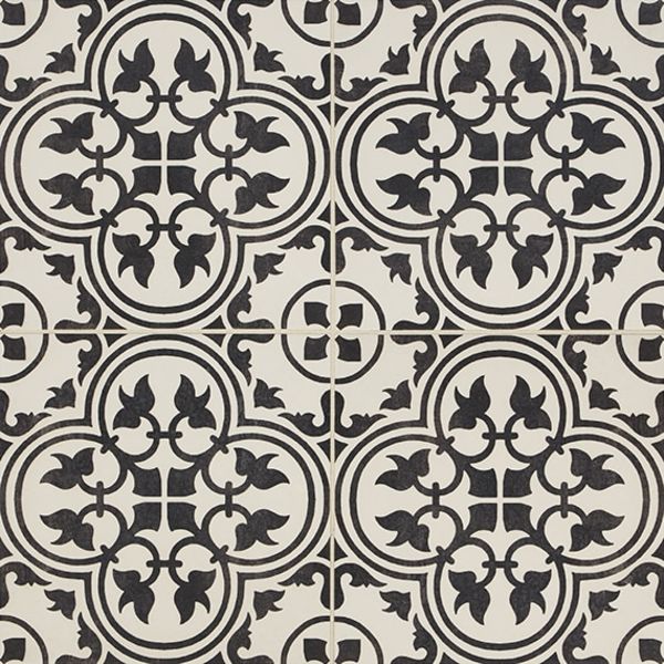 Daltile Memoir Petal Black