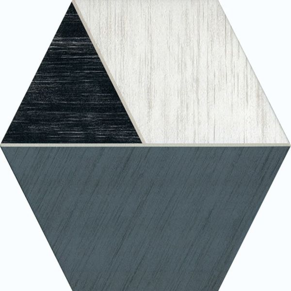 Daltile Bee Hive Medley Multiplex Black/White