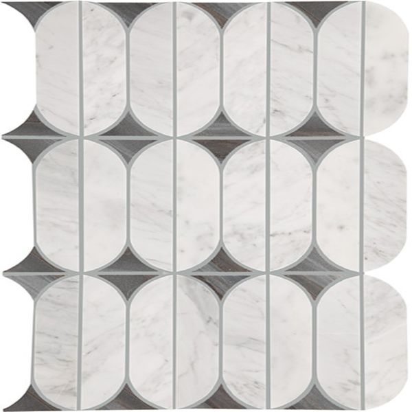 Daltile Perfit Mosaix Ashen Palissandro & Carrara Wh
