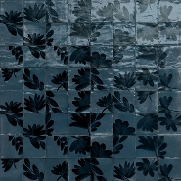 Marazzi Rice Blu Deco Blossom