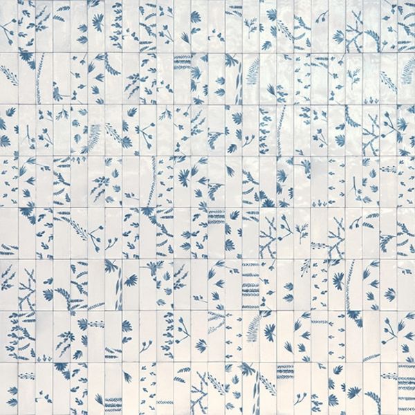 Marazzi Rice Bianco Deco Leaf