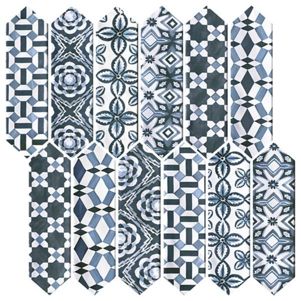 Daltile Stagecraft Cameo Blue Mix