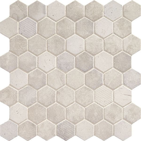 Daltile Vintage Hex Wisdom White