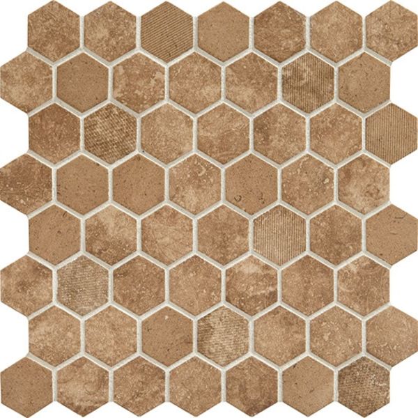 Daltile Vintage Hex Legacy Sepia