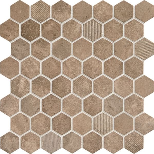 Daltile Vintage Hex Relic Umber