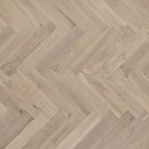 Mannington Rustics Park City Herringbone Snowcap
