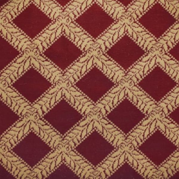 Kane Carpet Garden Trellis Red Satin