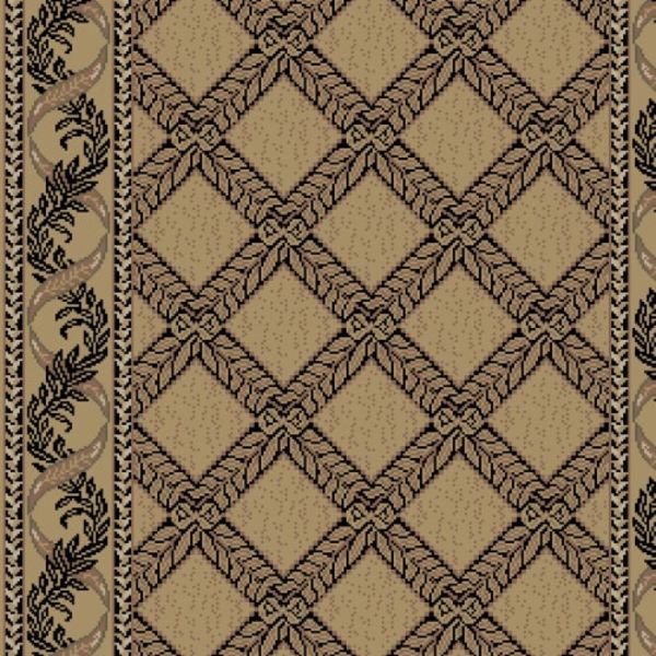 Kane Carpet Garden Trellis Runner Gold Whisper
