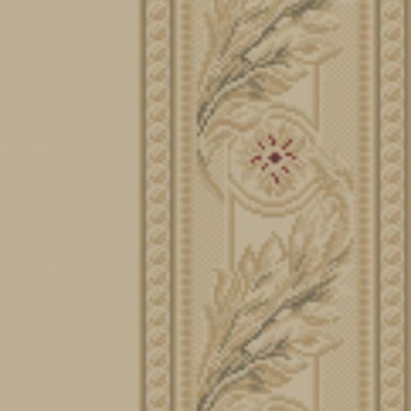 Kane Carpet Woven Treasures Border Creamy Satin