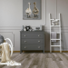 The Mission Collection Palacio Luxury Flooring Cortona Plus - Extra Wide Plank Smoked Tan Room Scene