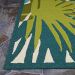 Couristan Covington Jungle Leaves Ivory/Forest Green Room Scene