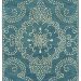 Kaleen Rosaic Collection Teal Collection