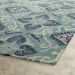 Kaleen Weathered Collection Teal Room Scene