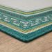 Mohawk Chain Border Dark Teal Room Scene