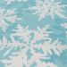 Mohawk Dri-pro Deluxe Cushion Mat Holiday Flakes Teal 1'8" x 3'6" Room Scene