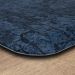 Mohawk Dri-pro Deluxe Cushion Mat Salten Sea Blue 1'8" x 3'6" Room Scene