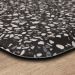 Mohawk Dri-pro Deluxe Cushion Mat Terrazo Tile Black 1'8" x 3'6" Room Scene