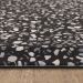 Mohawk Dri-pro Deluxe Cushion Mat Terrazo Tile Black 1'8" x 3'6" Room Scene