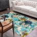 Mohawk Prismatic Hydrangea Blooms Aqua Room Scene