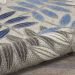 Nourison Home Aloha Grey/Blue Room Scene