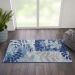 Nourison Home Tranquil Navy/Light Blue Room Scene