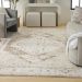 Nourison Home Astra Machine Washable Beige Room Scene