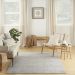 Nourison Home Exhale Beige Blue Room Scene