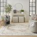 Nourison Home Astra Machine Washable Beige Room Scene