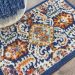 Nourison Home Passion Blue Multicolor Room Scene