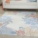 Nourison Home Seaside Ivory/Multi Room Scene