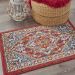 Nourison Home Passion Red Multicolor Room Scene