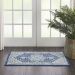 Nourison Home Tranquil Ivory/Navy Room Scene