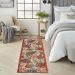 Nourison Home Aloha Red Multicolor Room Scene