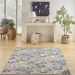 Nourison Home Aloha Blue Grey Room Scene