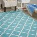 Nourison Home & Garden Aqua Room Scene