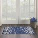 Nourison Home Tranquil Navy Room Scene