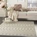 Nourison Home Grafix Ivory/Grey Room Scene