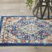 Nourison Home Passion Blue Multicolor Room Scene