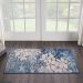 Nourison Home Tranquil Navy/Pink Room Scene