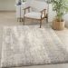 Nourison Home Dreamy Shag Ivory Beige Room Scene