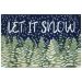 Liora Manne Frontporch Let It Snow Midnight Collection