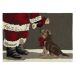 Liora Manne Frontporch Good Dog Grey Collection