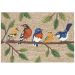 Liora Manne Frontporch Birds On A Branch Natural Collection