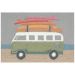 Liora Manne Frontporch Van Life Aqua Collection